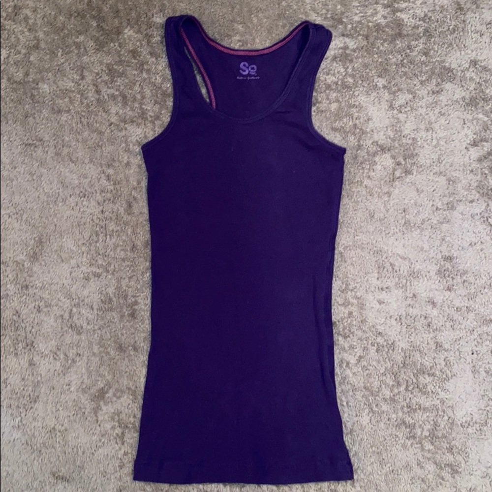 SO Ribbed Tank Top - Picture 2 of 7